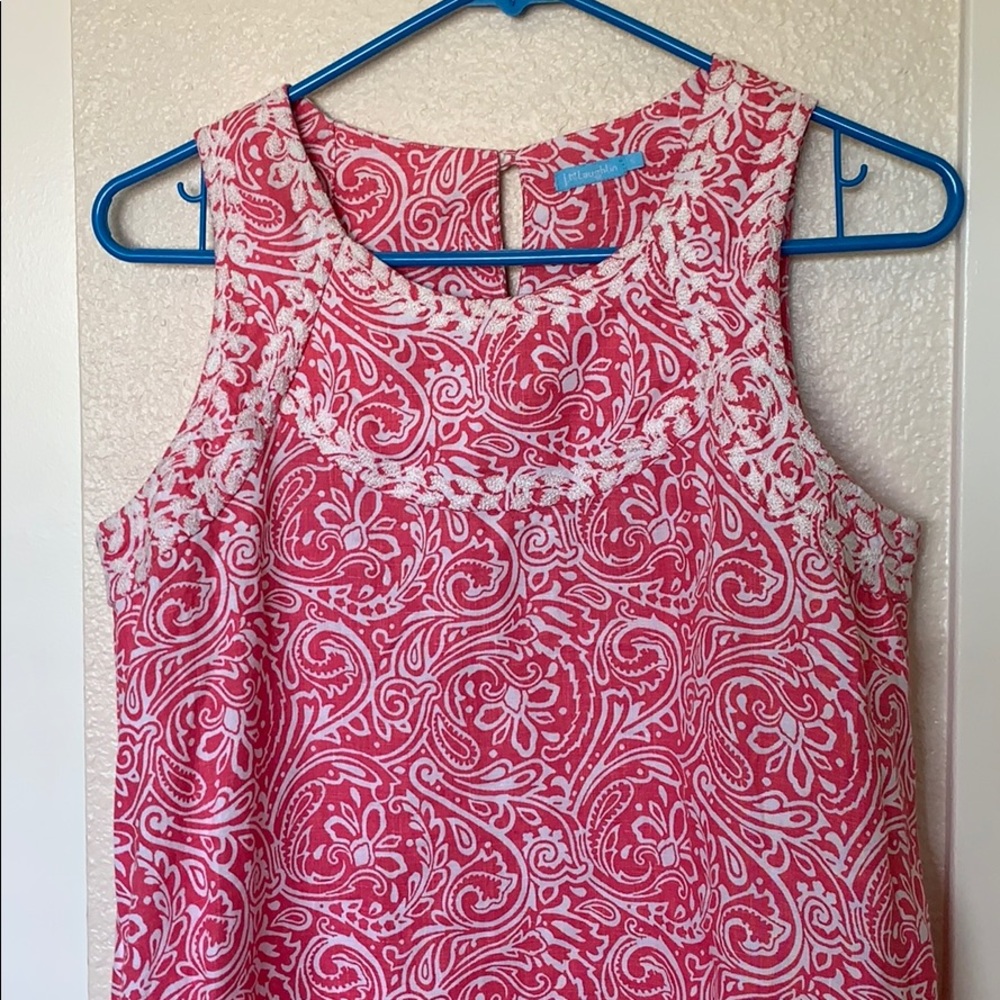 J. McLaughlin linen dress